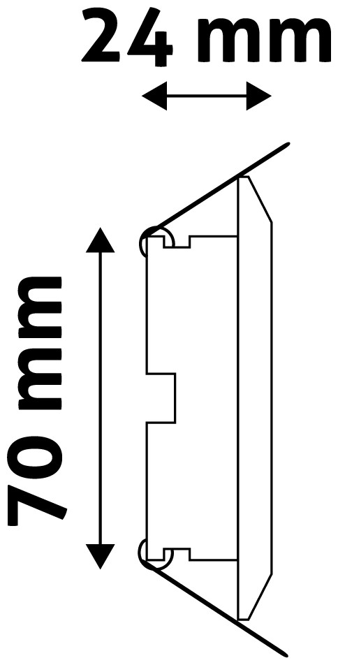 Výklopný rám pro žárovky GU10 bílá